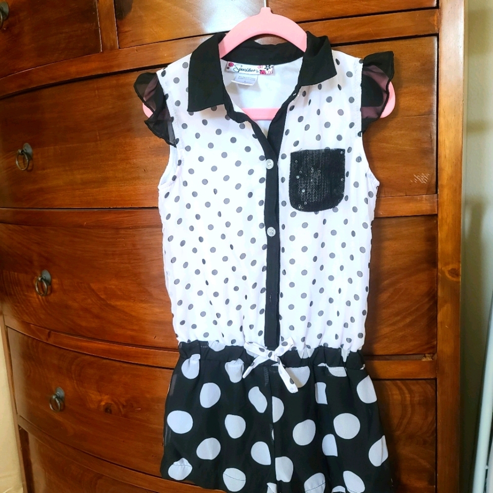 Girls Shorts Romper